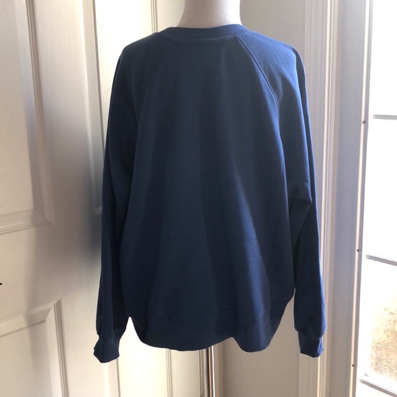 Old Navy Sea Blue White Logo Crewneck Sweatshirt size XL - Picture 12 of 16